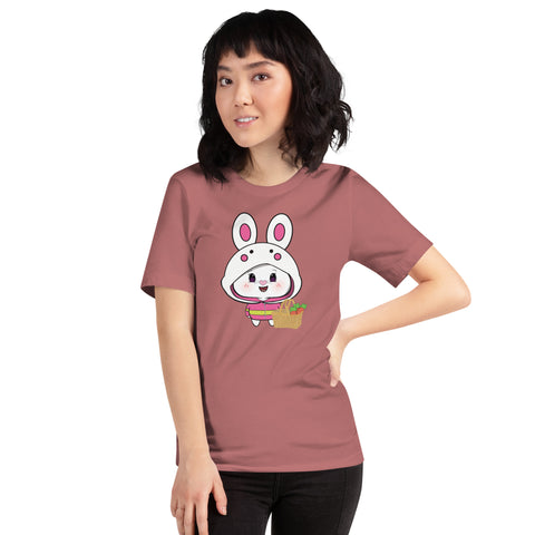 Bon-E Bunny Basket Unisex t-shirt