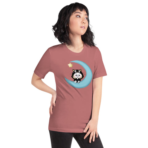 Ben-E Cat Moon Unisex t-shirt