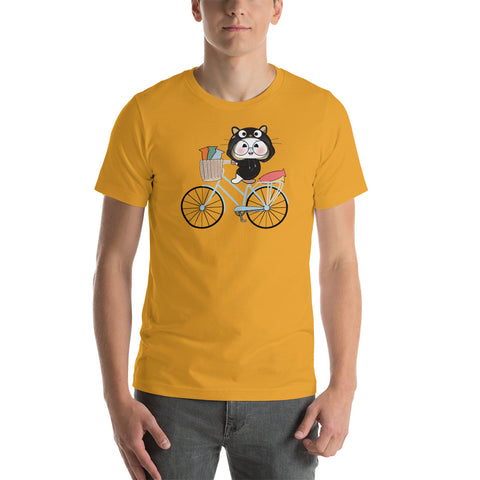 Ben-E Cat Bicycle Unisex t-shirt