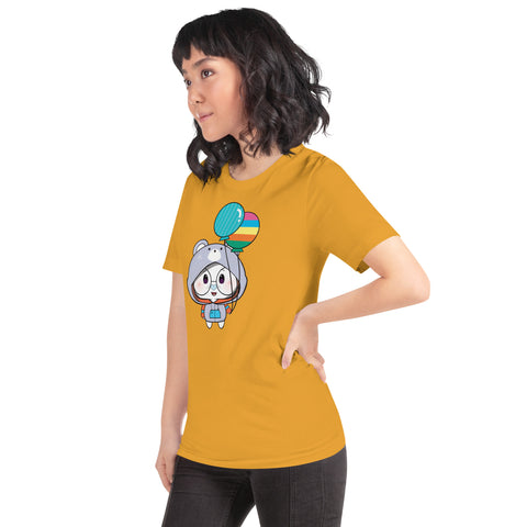 Ben-E Bear Balloons Unisex t-shirt