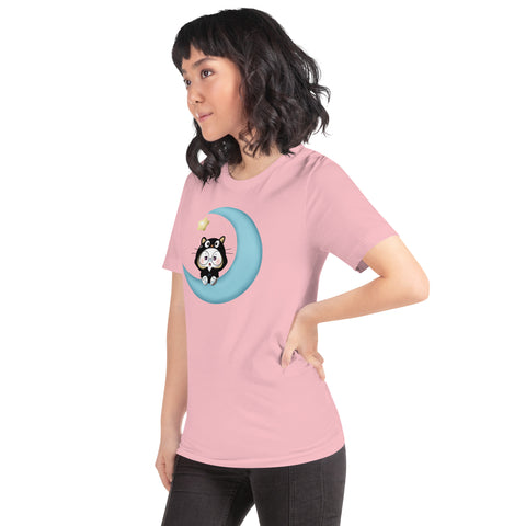 Ben-E Cat Moon Unisex t-shirt