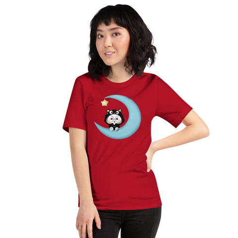Ben-E Cat Moon Unisex t-shirt