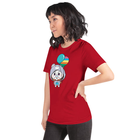 Ben-E Bear Balloons Unisex t-shirt