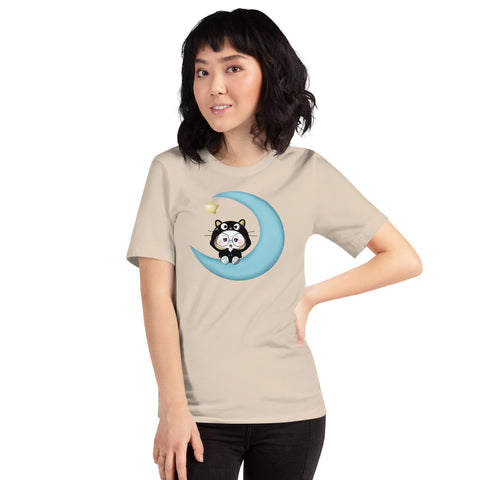 Ben-E Cat Moon Unisex t-shirt