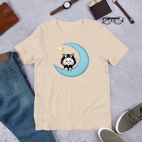 Ben-E Cat Moon Unisex t-shirt
