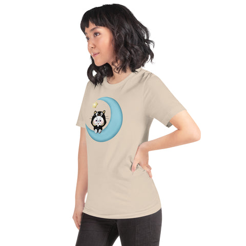 Ben-E Cat Moon Unisex t-shirt