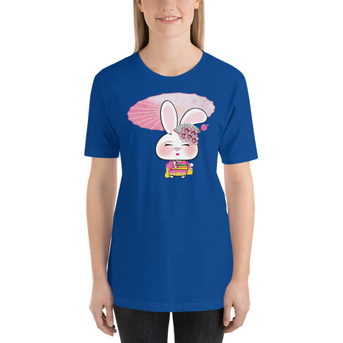 Bon-E Geisha with Parasol Unisex t-shirt