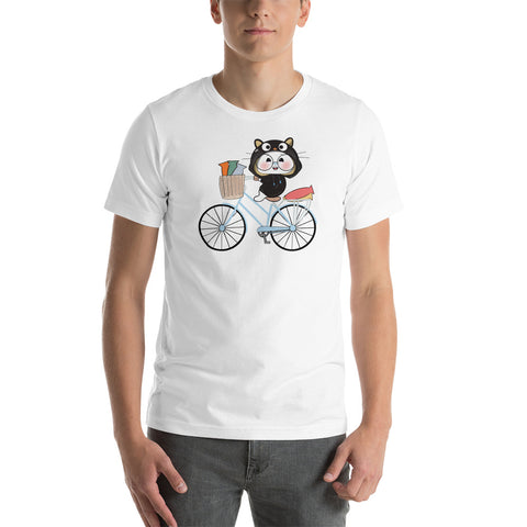 Ben-E Cat Bicycle Unisex t-shirt