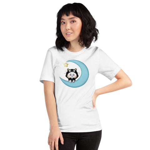 Ben-E Cat Moon Unisex t-shirt
