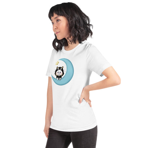 Ben-E Cat Moon Unisex t-shirt