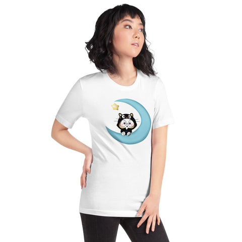 Ben-E Cat Moon Unisex t-shirt