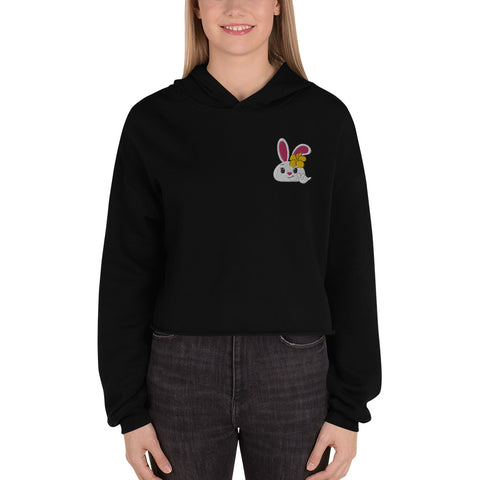 Bon-E Shaka Embroidered Crop Hoodie