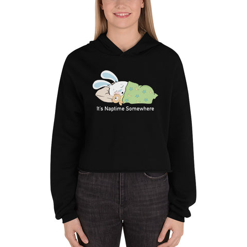 Ben-E It's Naptime Somewhere Crop Hoodie