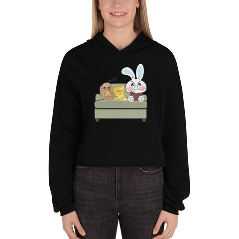 Ben-E Couch Potato Crop Hoodie