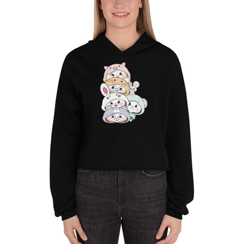 Ben-E & Bon-E Chums Stack Crop Hoodie