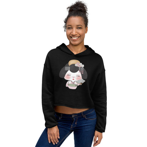 Bon-E Kimono Crop Hoodie