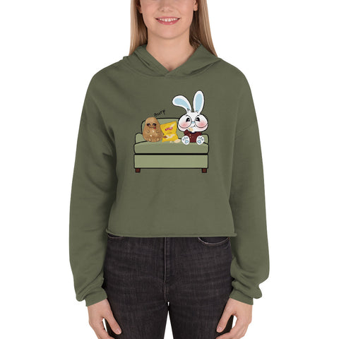 Ben-E Couch Potato Crop Hoodie