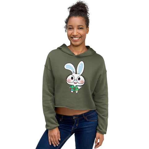 Ben-E Bunny Shaka Crop Hoodie