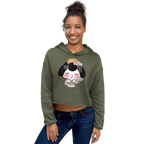 Bon-E Kimono Crop Hoodie