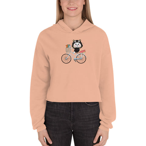 Ben-E Cat Bicycle Crop Hoodie