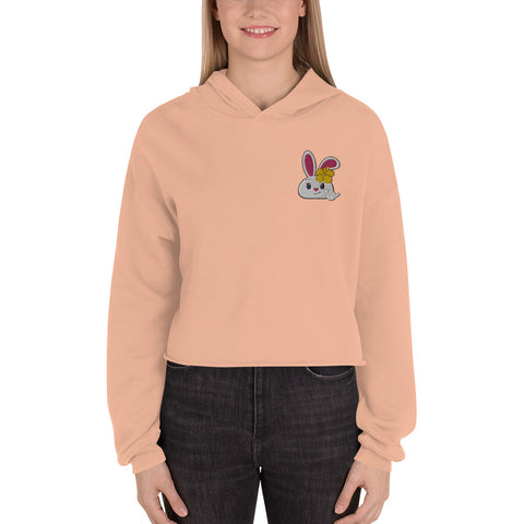 Bon-E Shaka Embroidered Crop Hoodie
