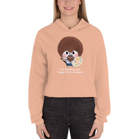 Ben-E Ross Happy Little Accidents Crop Hoodie