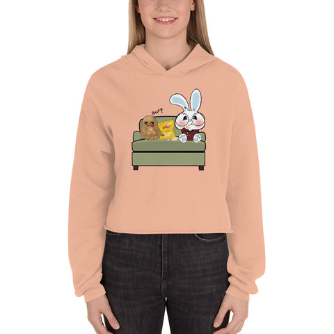 Ben-E Couch Potato Crop Hoodie