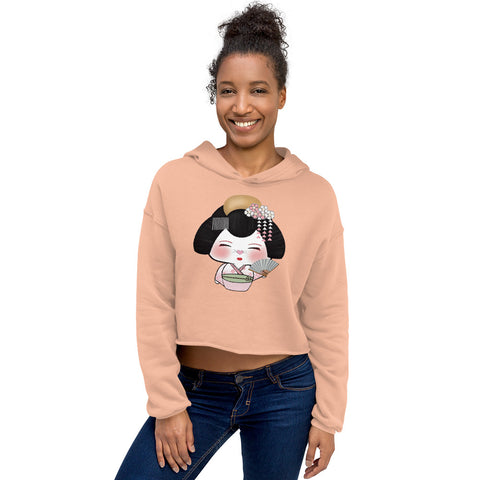 Bon-E Kimono Crop Hoodie