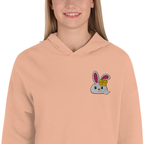 Bon-E Shaka Embroidered Crop Hoodie