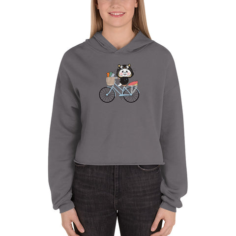 Ben-E Cat Bicycle Crop Hoodie