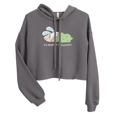 Ben-E It's Naptime Somewhere Crop Hoodie
