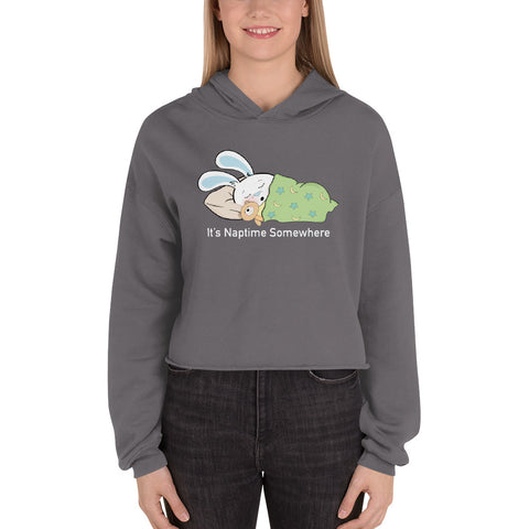 Ben-E It's Naptime Somewhere Crop Hoodie