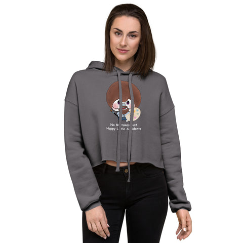 Ben-E Ross Happy Little Accidents Crop Hoodie