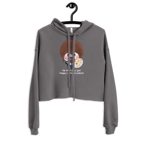 Ben-E Ross Happy Little Accidents Crop Hoodie