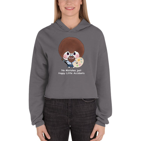 Ben-E Ross Happy Little Accidents Crop Hoodie