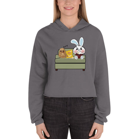 Ben-E Couch Potato Crop Hoodie