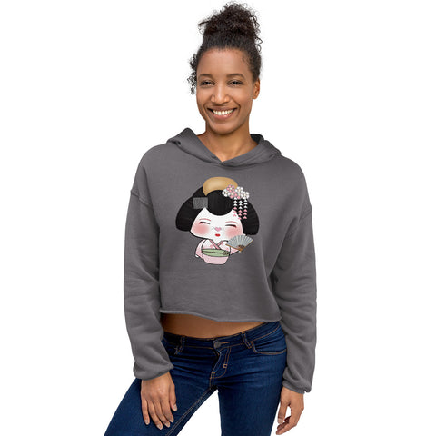 Bon-E Kimono Crop Hoodie