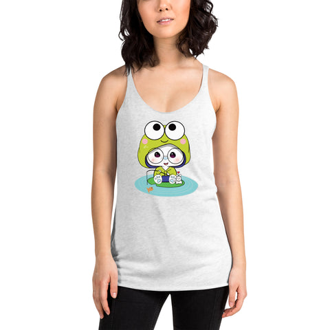 Ben-E Frog Fishing Women's Racerback Tank