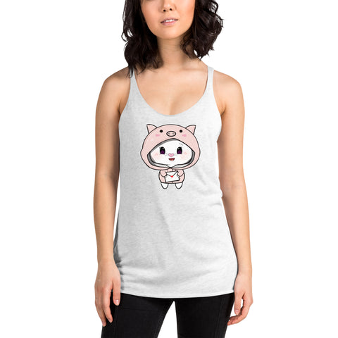 Bon-E Pig Chums Women's Racerback Tank