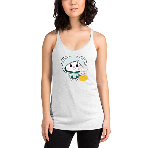 Bon-E Elephant Chums Women's Racerback Tank