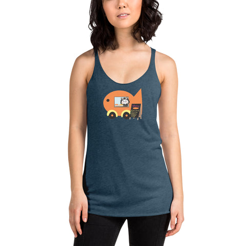 Ben-E Fish Truck Women's Racerback Tank