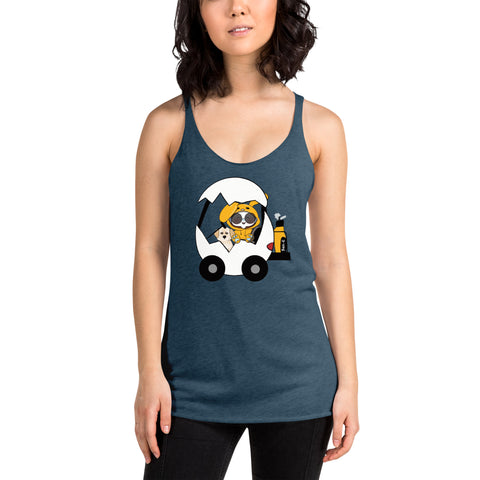 Ben-E Tama Golf Cart Women's Racerback Tank