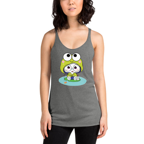 Ben-E Frog Fishing Women's Racerback Tank