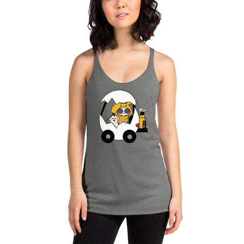 Ben-E Tama Golf Cart Women's Racerback Tank
