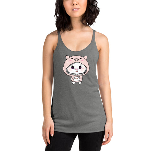 Bon-E Pig Chums Women's Racerback Tank