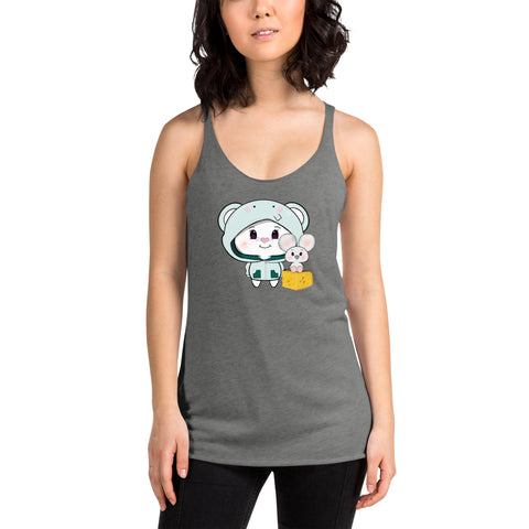 Bon-E Elephant Chums Women's Racerback Tank