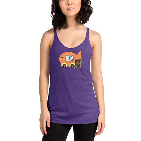 Ben-E Fish Truck Women's Racerback Tank
