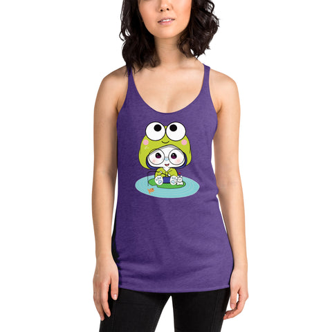 Ben-E Frog Fishing Women's Racerback Tank