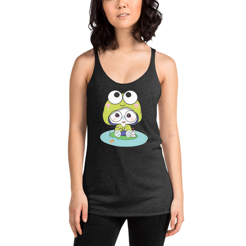 Ben-E Frog Fishing Women's Racerback Tank