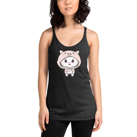 Bon-E Pig Chums Women's Racerback Tank